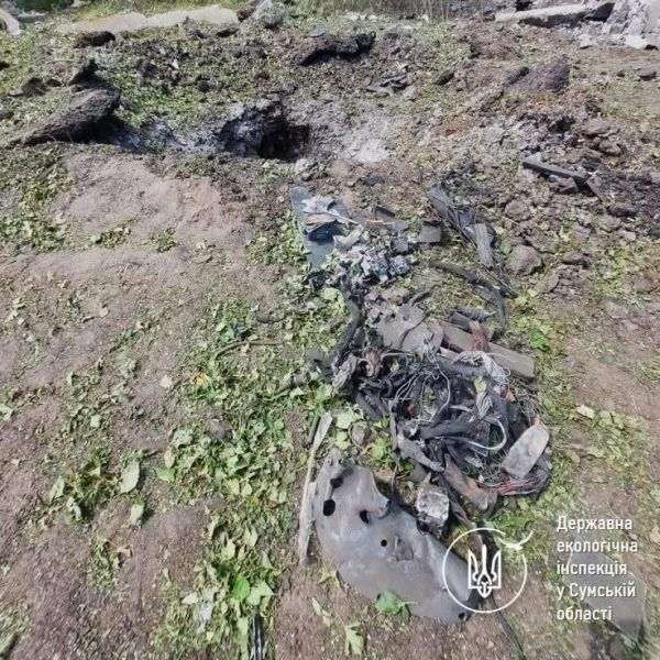 Понад 1000 м² території засмічені через дронову атаку по Сумах