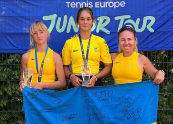 Українські тенісистки Бєлінська та Скрип стали чемпіонками Європи U-14 у парному розряді