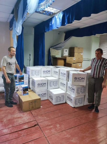 Мешканці Шалигінської громади Шосткинського району отримали непродовольчу допомогу від Міжнародної неурядової організації “MEDIAR”