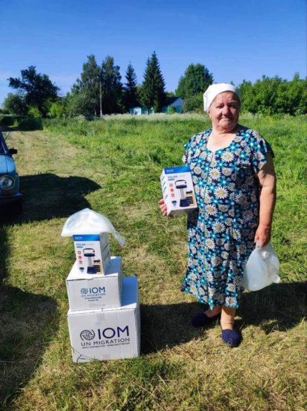 Мешканці Шалигінської громади Шосткинського району отримали непродовольчу допомогу від Міжнародної неурядової організації “MEDIAR”