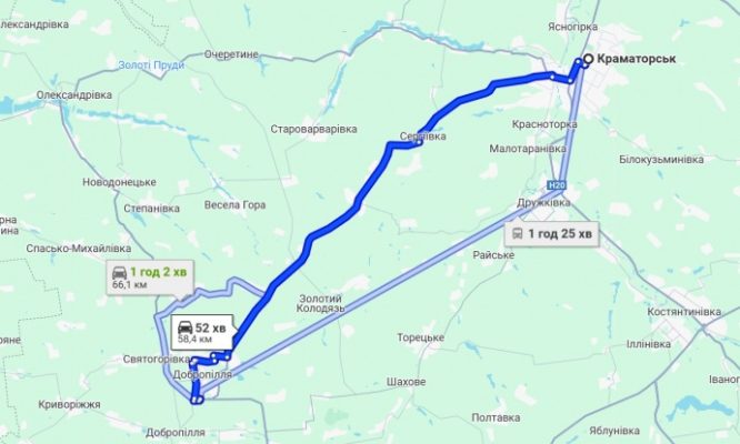 На Донеччині перекрили трасу Краматорськ-Добропілля через часті обстріли дронами РФ