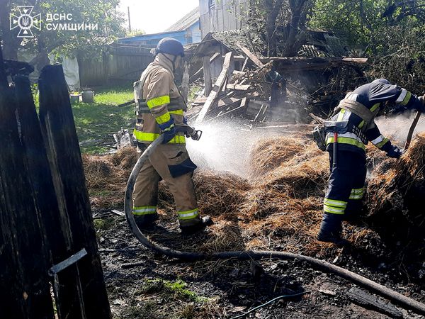 У Конотопському районі співробітники ДСНС ліквідували наслідки ворожого удару