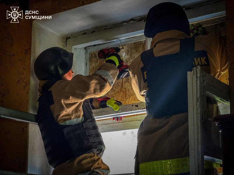 У Шостці рятувальники завершили аварійно-відновлювальні роботи + Фото + Відео