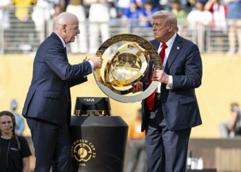 ВІДЕО. Як Інфантіно та Трамп нагороджували Челсі трофеєм клубного ЧС-2025