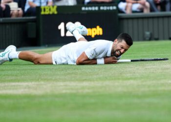 ВІДЕО. Можлива травма: Джокович переніс болісне падіння на матчболі