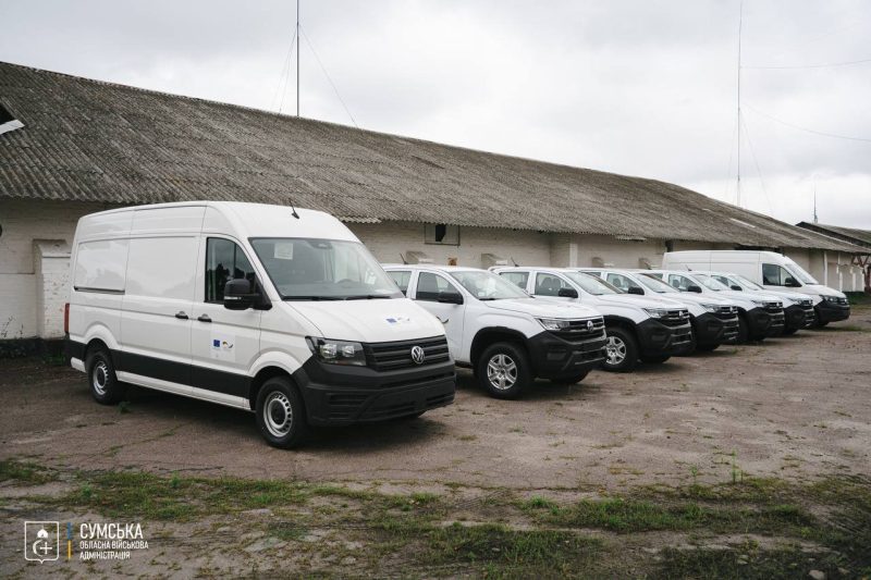 Сумщина отримала автівки для прикордоння від Німецького товариства міжнародного співробітництва