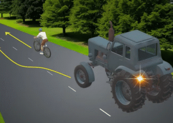 Чи дозволено такий обгін? Завдання з ПДР