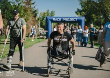 У Сумах провели забіг «Шаную воїнів, біжу за Героїв України»