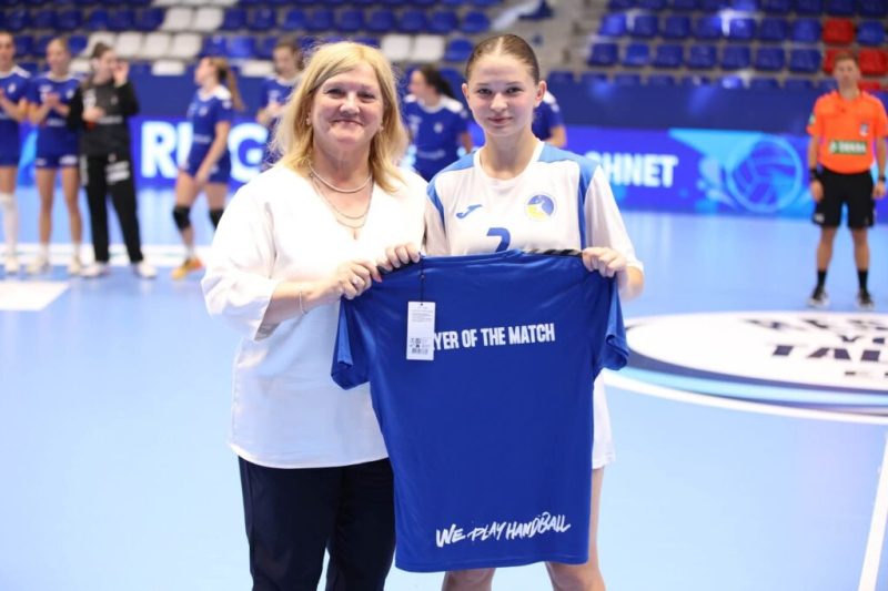 Конотопські гандболістки у складі збірної команди України вибороли путівку до 1/2 фіналу чемпіонату Європи-2025!