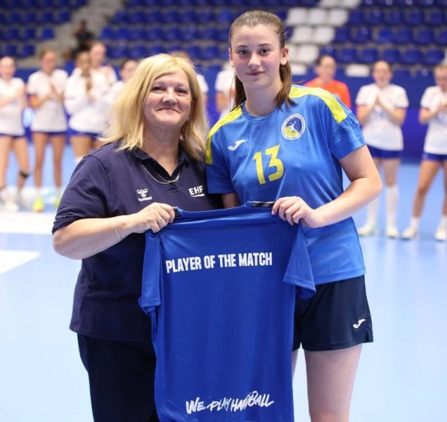 Конотопські гандболістки у складі збірної команди України вибороли путівку до 1/2 фіналу чемпіонату Європи-2025!
