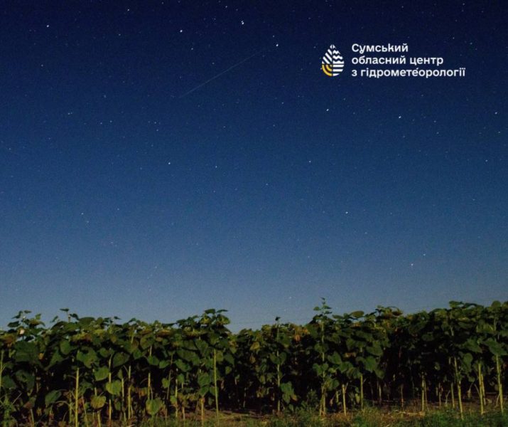 Над Сумщиною спостерігали метеорний потік Персеїди