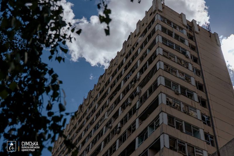 Наслідки масованого удару по Сумському державному університету, &ndash; ОВА