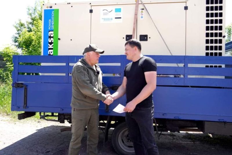 Німеччина передала Сумщині потужні генератори для забезпечення громад області