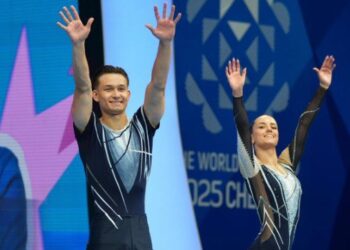 Першу в історії незалежної України нагороду на Всесвітніх іграх зі спортивної аеробіки завоювали спортсмени з Сумщини