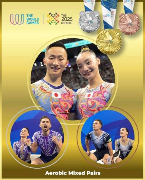 Першу в історії незалежної України нагороду на Всесвітніх іграх зі спортивної аеробіки завоювали спортсмени з Сумщини