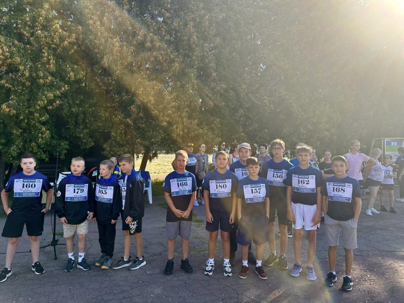 Шостка вперше долучилася до патріотичного забігу «Шаную Воїнів, біжу за Героїв України»