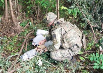Вибухотехніки поліції Сумщини знешкодили бойову частину збитого ворожого безпілотника