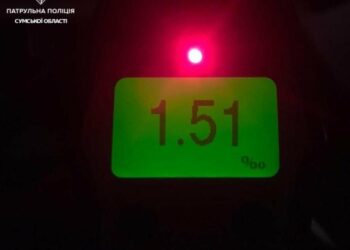 У Сумах вночі зупинили п’яного водія Ford