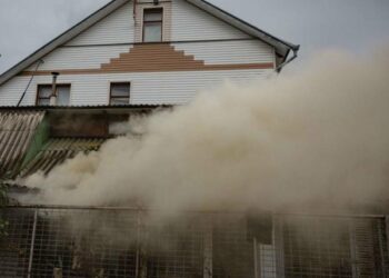 Рятувальники гасили пожежу під Сумами у с. Піщане