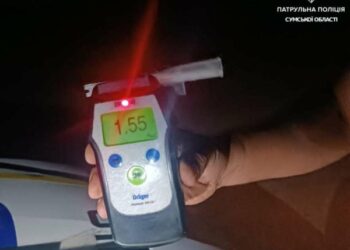 У Сумах зупинили нетверезого водія без права керування