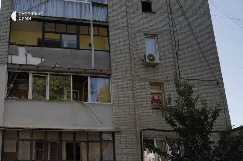 У Сумах усувають наслідки російської атаки шахедами