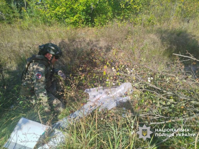 На Сумщині вибухотехніки поліції знешкодили бойову частину російського БпЛА