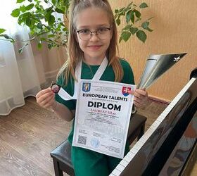 Семирічна піаністка Шостки посіла ІІІ місце у Міжнародному двотуровому конкурсі талантів European Talents (+ фото)
