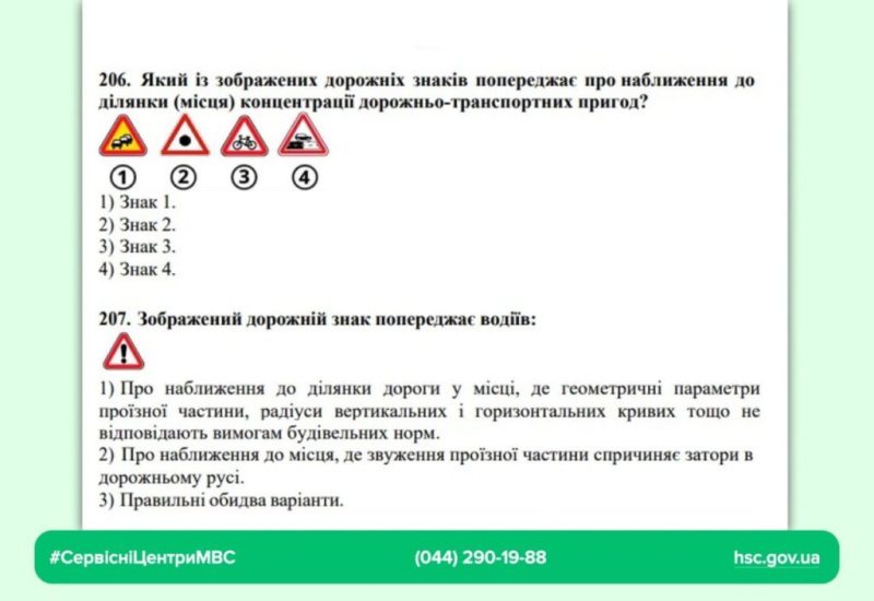 В Україні оновлено тестові питання з теорії ПДР: що змінилось