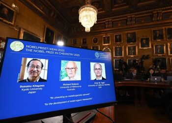 Стали відомі лауреати Нобелівської премії-2025 з хімії