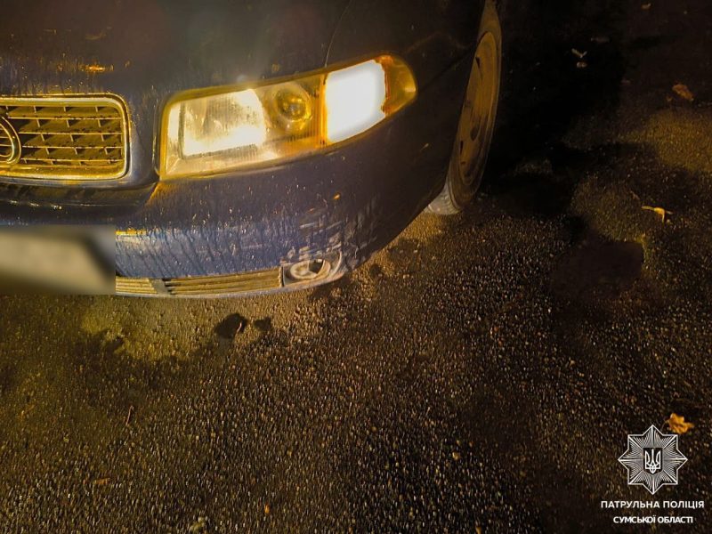 2,63 проміле алкоголю: п’яний водій у Сумах вчинив ДТП