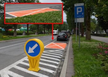 Дорожня розмітка у вигляді помаранчевого конверта: хто може на неї паркуватися