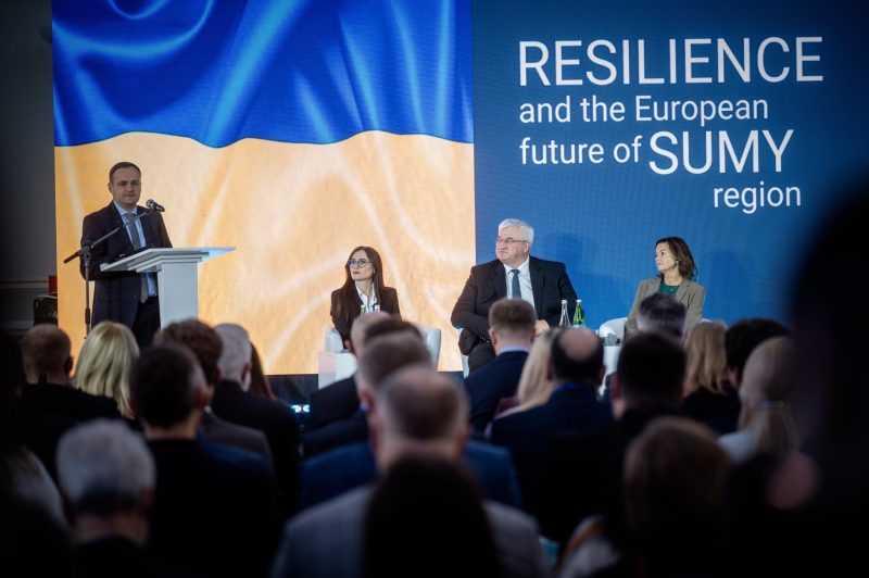 Міжнародна конференція в Києві: Сумщина, держава та партнери працюють разом заради відновлення і розвитку прикордонного регіону + Фото