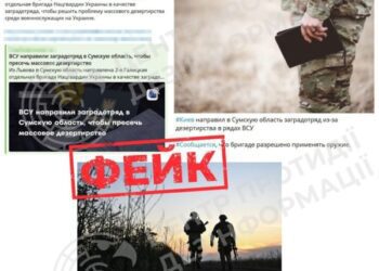 росія запустила фейк про «загороджувальні загони» на Сумщині
