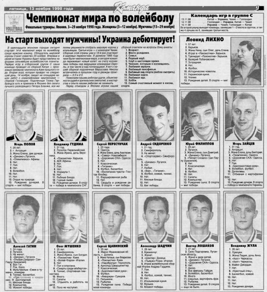 Сергій ЩАВИНСЬКИЙ: На ЧС отримав по голові від найкращого блокуючого світу