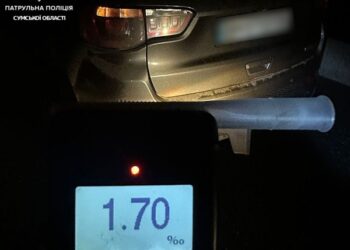 У Сумах патрульні зупинили п’яного водія «джипа»