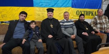 НАМІСНИК КИЄВО-ПЕЧЕРСЬКОЇ ЛАВРИ ЄПИСКОП АВРААМІЙ ВІДВІДАВ ОХТИРКУ