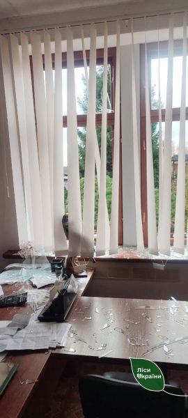 У Шосткинській громаді через ворожий обстріл постраждало лісництво