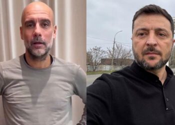 ВІДЕО. Гвардіола у промові торкнувся Зеленського. Не в хорошому контексті