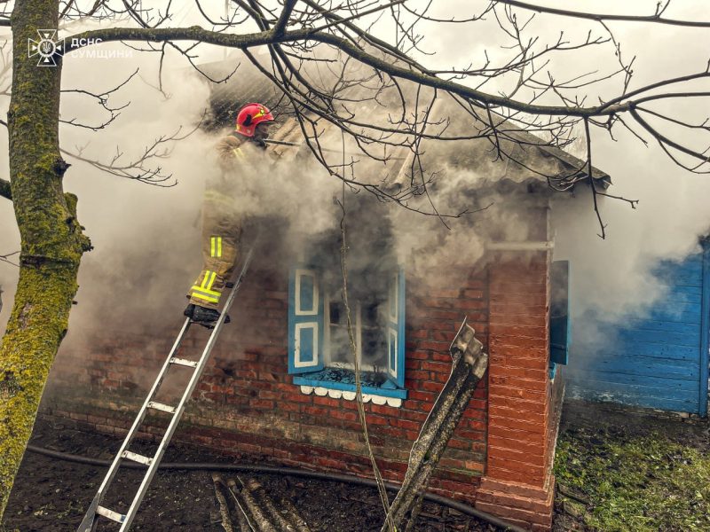 На пожежі в житловому будинку на Сумщині загинула жінка