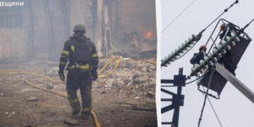 Через нічну атаку РФ понад мільйон українців залишилися без електропостачання, – МВС