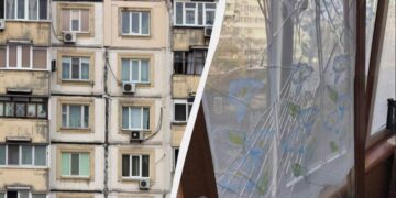 Киянка показала, як врятувати вікно від вибуху: потрібні лише тканина і крохмаль