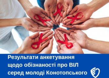 Серед молоді Конотопського району проведено анкетування щодо обізнаності про ВІЛ