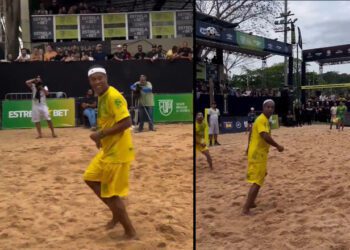 ВІДЕО. Роналдіньо навіть у 45 років шокує публіку своїми скілами