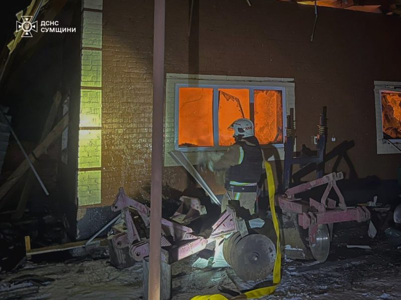 Росіяни нанесли удар по Тростянецькій громаді на Сумщині