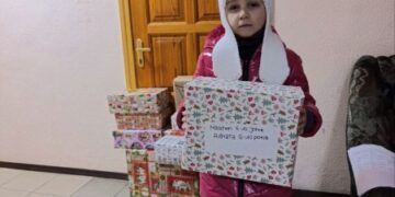 Діти прикордонної громади Шосткинського району отримали новорічні подарунки від небайдужих німців