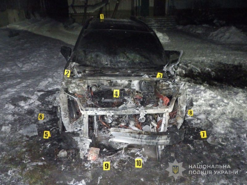 Поліція Глухова затримала чоловіка за домашнє насильство, підпал авто та крадіжку