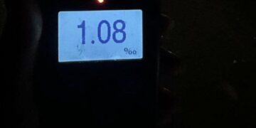 1,08 проміле алкоголю: уночі у Сумах зупинили нетверезого водія