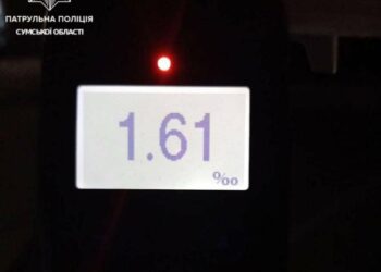 1,61 проміле алкоголю: у такому стані патрульні зупинили водія на  Харківській у Сумах