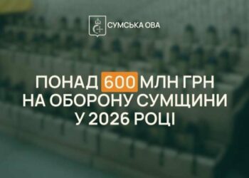 Сумщина посилює оборону: 605 млн грн на підтримку наших військових у 2026 році