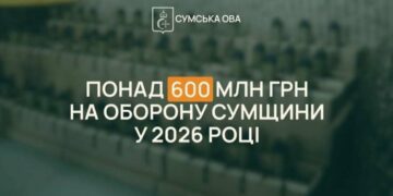 Сумщина посилює оборону: 605 млн грн на підтримку наших військових у 2026 році